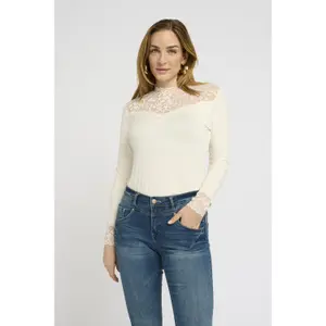Vrouwenblouse Cream Trulla image-1