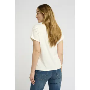 T-shirt de mulher Cream Trulla image-5