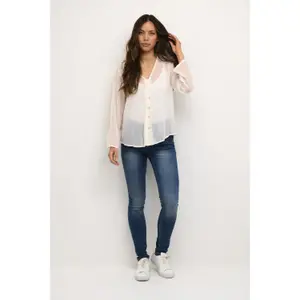 Cardigan da donna Cream Hanna image-0