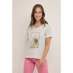 T-shirt de mulher Cream Sanna image-2