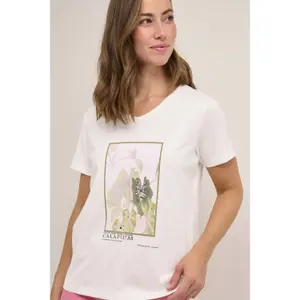 T-shirt de mulher Cream Sanna image-3