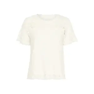 Blusa de encaje para mujer Cream Kit image-0