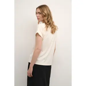 T-shirt de mulher Cream Davoa image-3