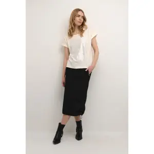 T-shirt de mulher Cream Davoa image-5