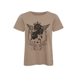 T-shirt de mulher Cream Rinne image-0