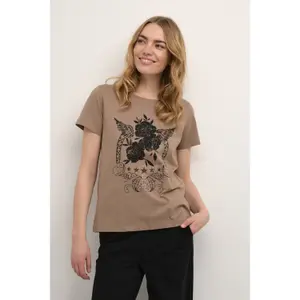 T-shirt de mulher Cream Rinne image-1