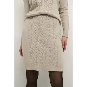 Jupe en tricot femme Cream Dela image-1