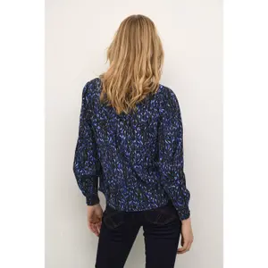 Damesblouse met lange mouwen Cream Tiah image-6