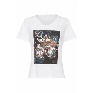 T-shirt de mulher Cream Mody image-0
