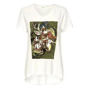 T-shirt de mulher Cream Mody image-0