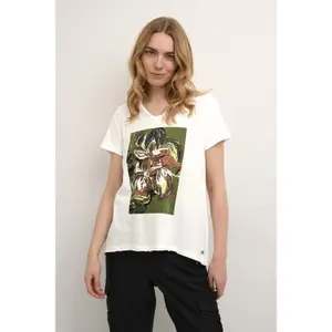 T-shirt de mulher Cream Mody image-2