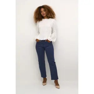Jeans 7/8 en sergé femme Cream Ann Straight Coco Fit image-2