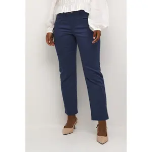 Jeans 7/8 en sergé femme Cream Ann Straight Coco Fit image-1