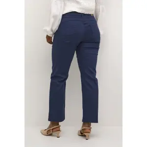 Jeans 7/8 en sergé femme Cream Ann Straight Coco Fit image-4