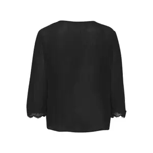 Blusa de comprimento 3/4 para mulher Cream Bea image-3