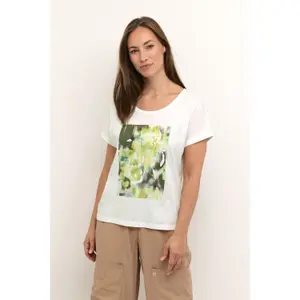 T-shirt de mulher Cream Irma image-1