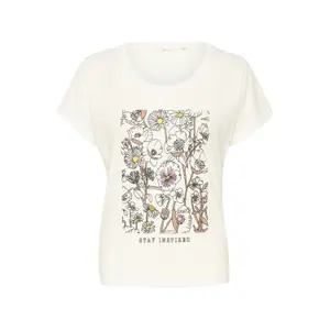 T-shirt de mulher Cream Irma image-0