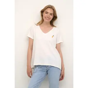 T-shirt de mulher Cream Idiana image-1
