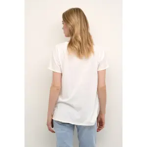 T-shirt de mulher Cream Idiana image-4