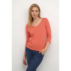 T-shirt feminina 3/4 Cream Naia image-1