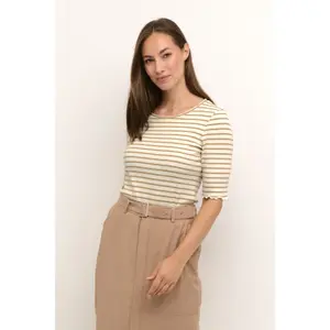 Blusa feminina Cream Ribba Stripe image-1