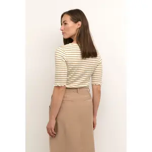 Blusa feminina Cream Ribba Stripe image-4