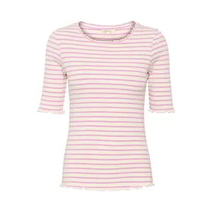 Blusa feminina Cream Ribba Stripe image-0