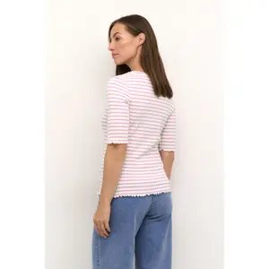 Blusa feminina Cream Ribba Stripe image-4