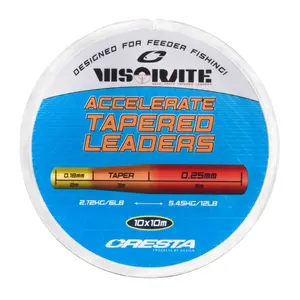 Herramientas Cresta Visorate Accelerate Tapered Leaders (x10)