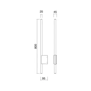 Aplique Cristher lighting Lance IP65 1280lm(305lm) CRI80 4000K image-2