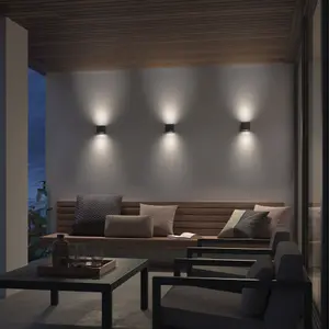 LED wall lamp Cristher lighting Isora IP65 Corte de fase L,C COB AC 355lm(156lm) CRI90 4000K Up-down image-1