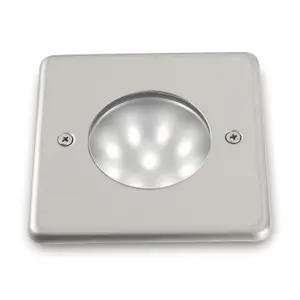 LED Recessed Wall/Floor Spot Cristher lighting Nat Square IP68 SMD 180lm CRI80 3500K image-0