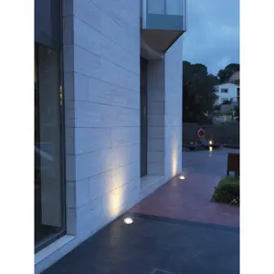 LED Recessed Wall/Floor Spot Cristher lighting Nat Round IP68 SMD Azul CRI80 image-1