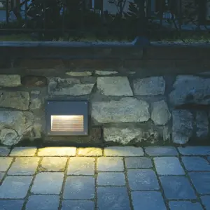 Square Recessed Wall Light Cristher lighting Slim CRI90 3000K 38º/78º image-1
