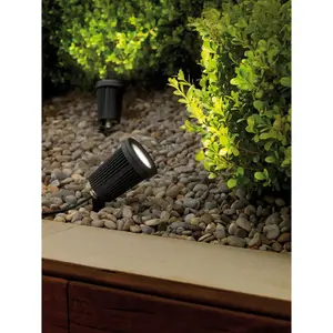 Light Projector with Spike Cristher lighting Tir IP66 GU10 Bulb 345lm CRI80 3000K 36º image-1