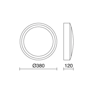 Aplique Cristher lighting Daira Emergency IP65 image-1