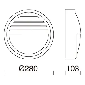 Aplique Cristher lighting Daira IP65 image-1