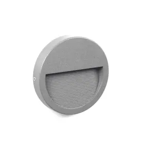 Asymmetrical LED Wall Light Cristher lighting IP65 SMD Slim Round 4000K 42º/85º image-0