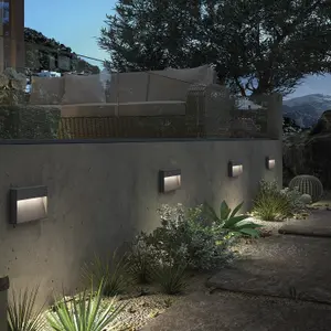 Support mural asymétrique Cristher lighting RIMA IP6 SMD 13W 1510lm 380lm CRI80 image-1