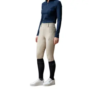 Női teljes tapadású bolyhos lovaglónadrág Horseware Fina Alessandro Albanese image-2