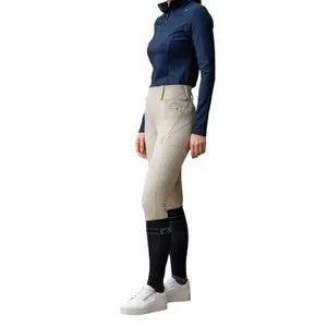 Női teljes tapadású bolyhos lovaglónadrág Horseware Fina Alessandro Albanese image-3