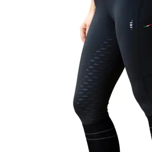 Legginsy jeździeckie z meszkiem full grip damskie Horseware Alba Alessandro Albanese® image-4