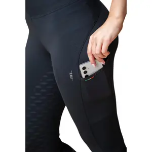 Legginsy jeździeckie z meszkiem full grip damskie Horseware Alba Alessandro Albanese® image-5