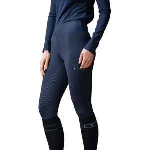 Legginsy jeździeckie z meszkiem full grip damskie Horseware Alba Alessandro Albanese® image-4
