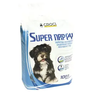 Hygienehandtücher für Hunde Croci Canifrance Super Nappy (x10) image-0