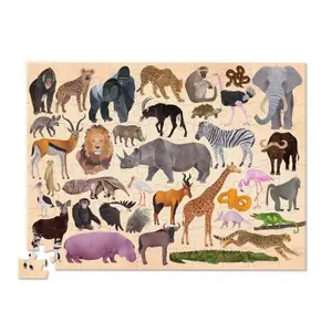 100-piece puzzle Crocodile Creek Animaux De La Savane image-1