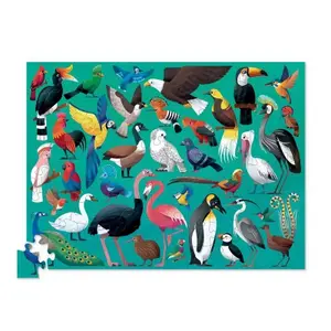 100-piece puzzle 36 animals Crocodile Creek Oiseaux image-1