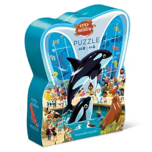 48-piece puzzle Crocodile Creek Une Journée A L'Aquarium image-0