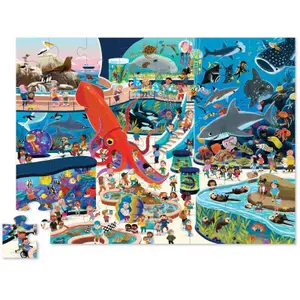 48-piece puzzle Crocodile Creek Une Journée A L'Aquarium image-1