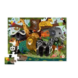 Maxi 36-piece puzzle Crocodile Creek Les amis de la jungle image-1